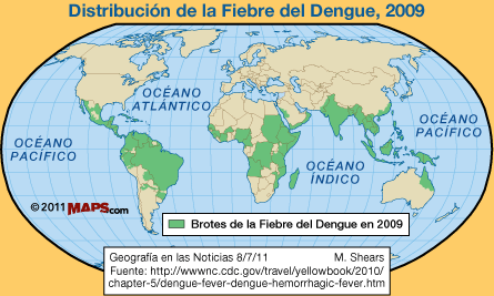 Dengue en el mundo 2009