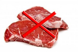 no a la carne roja